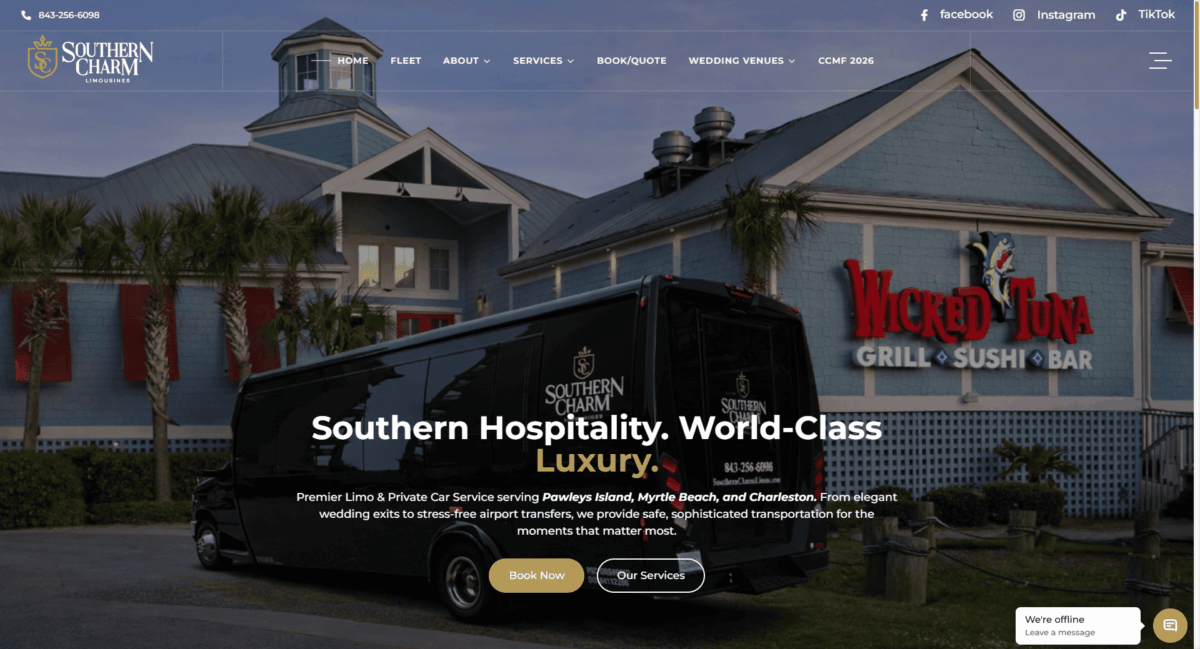 Southerncharmlimos 1 - Flyt Creative Myrtle Beach SC